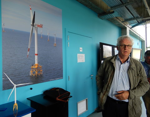 Bezoek Raad van Bestuur aan windmolenpark en Campus Oostende