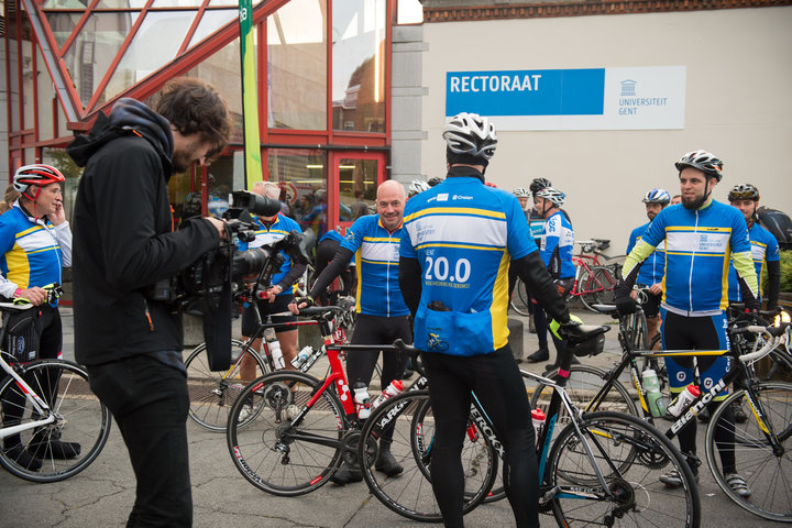 Willem I fietstocht, een symbolische fietstocht van 200 km tussen Gent en Luik