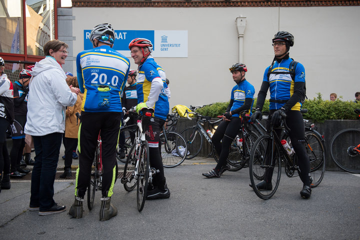 Willem I fietstocht, een symbolische fietstocht van 200 km tussen Gent en Luik