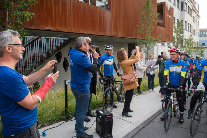 Willem I fietstocht, een symbolische fietstocht van 200 km tussen Gent en Luik