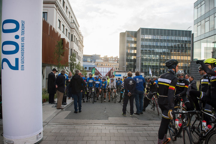 Willem I fietstocht, een symbolische fietstocht van 200 km tussen Gent en Luik