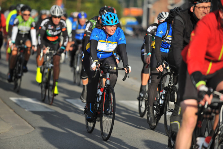 Willem I fietstocht, een symbolische fietstocht van 200 km tussen Gent en Luik