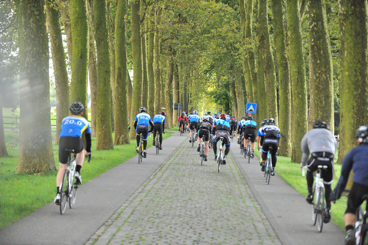 Willem I fietstocht, een symbolische fietstocht van 200 km tussen Gent en Luik