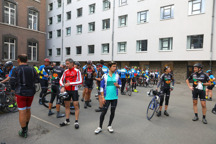 Willem I fietstocht, een symbolische fietstocht van 200 km tussen Gent en Luik