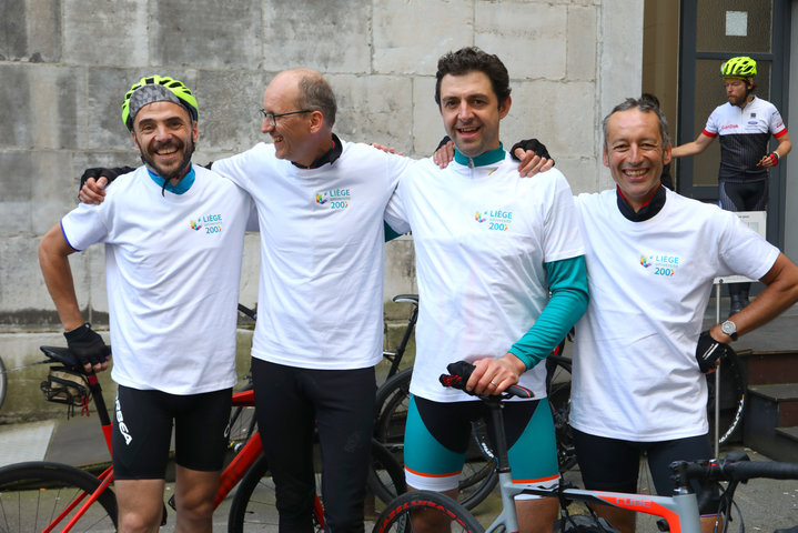 Willem I fietstocht, een symbolische fietstocht van 200 km tussen Gent en Luik