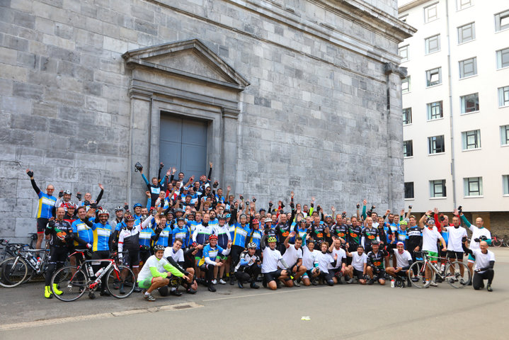 Willem I fietstocht, een symbolische fietstocht van 200 km tussen Gent en Luik