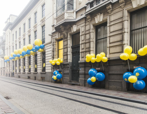 Guerrilla-actie met ballons voor Iedereen UGent!