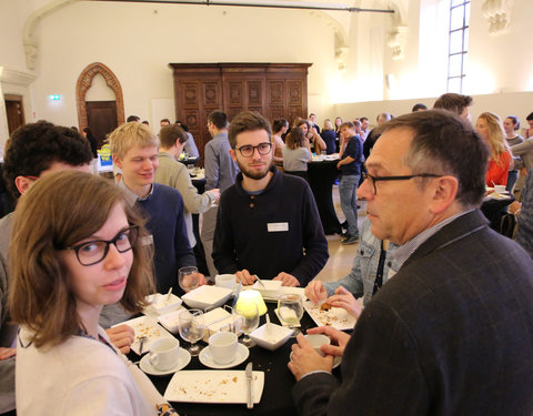 Onthaalontbijt voor nieuwe UGent medewerkers, gestart tijdens de periode van 31 maart t.e.m. 20 september 2017