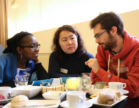 Onthaalontbijt voor nieuwe UGent medewerkers, gestart tijdens de periode van 31 maart t.e.m. 20 september 2017