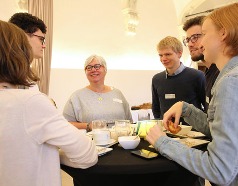 Onthaalontbijt voor nieuwe UGent medewerkers, gestart tijdens de periode van 31 maart t.e.m. 20 september 2017