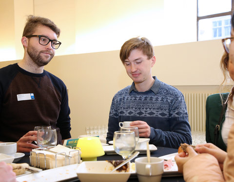 Onthaalontbijt voor nieuwe UGent medewerkers, gestart tussen 21/09 en 23/11/2017