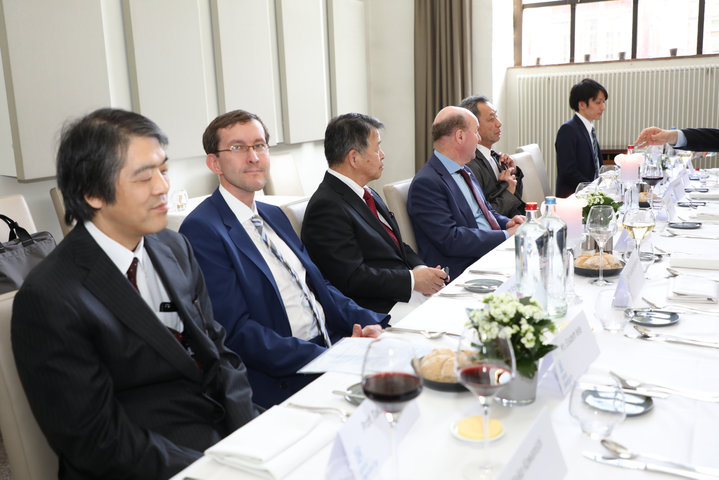 Lunch meeting met delegatie van Kanazawa University (Japan)