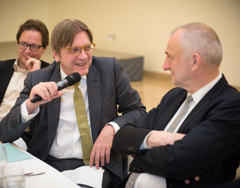 Bezoek Guy Verhofstadt aan VRG Alumni Gent