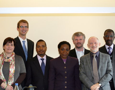 Bezoek van een delegatie van Universidade Eduardo Mondlane UEM (Mozambique) in het kader van VLIR-UOS IUS-programma met UEM, waa